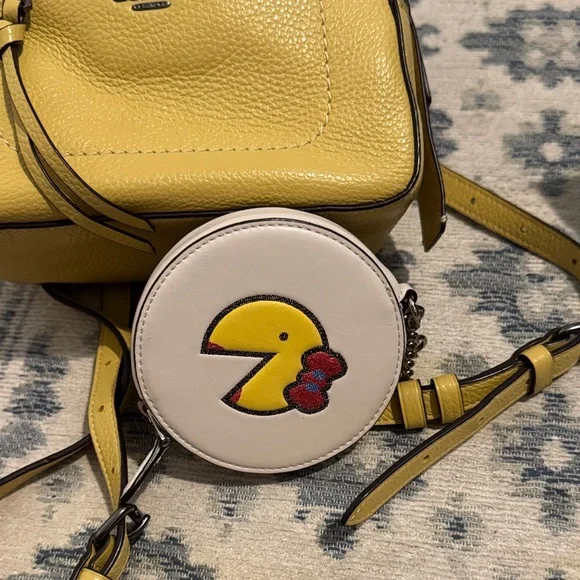 Coach Mustard Leather Backpack - Picture 6 of 6